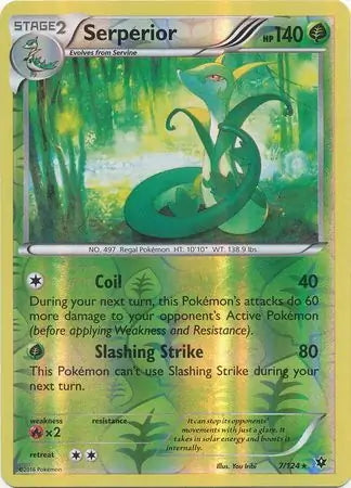 Fates Collide Serperior #7/124 reverse holo